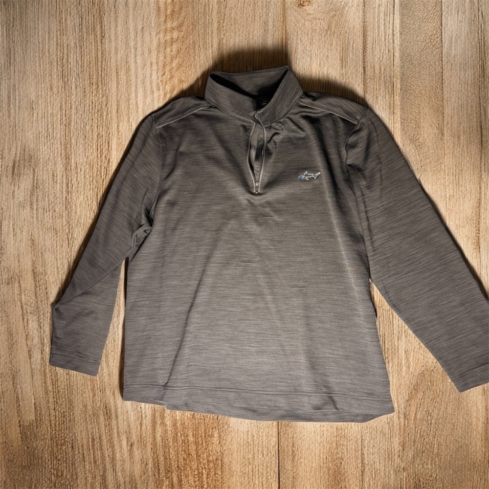 Greg Norman Men’s Gray 1/4 Zip Pullover Size M